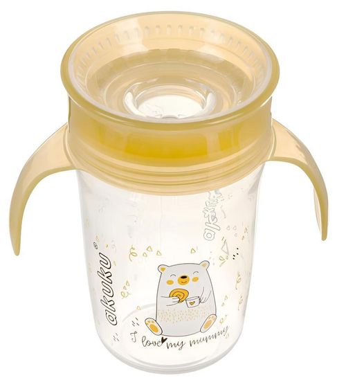 cumpără Cană cu pai Akuku A0670 Yellow 240ml în Chișinău 