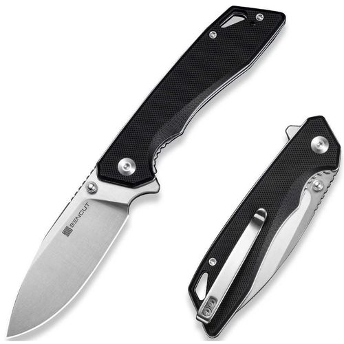 купить Нож походный Sencut S25055-1 Stratex, G10 negru, Liner Lock в Кишинёве 