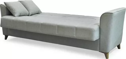 купить Диван Trendy Edena, extensibila cu lada de depozitare, 215x80x80cm, Gri в Кишинёве 
