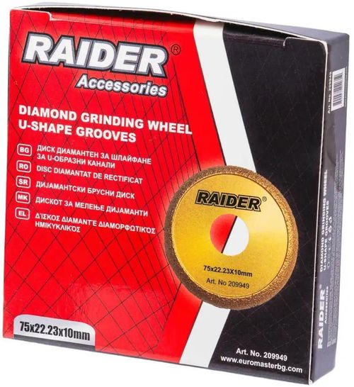 cumpără Disc de șlefuire Raider 209949 Disc abraziv diamantat (cupa) 75x22,23x10mm în Chișinău 