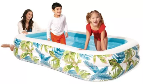 купить Бассейн надувной Intex 57177 Piscină de familie Tropical Swim Center, 229x152x48cm, 600l, 3+ в Кишинёве 