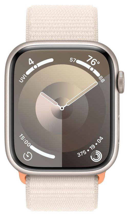 купить Смарт часы Apple Watch Series 9 GPS 45mm Starlight MR983 в Кишинёве 