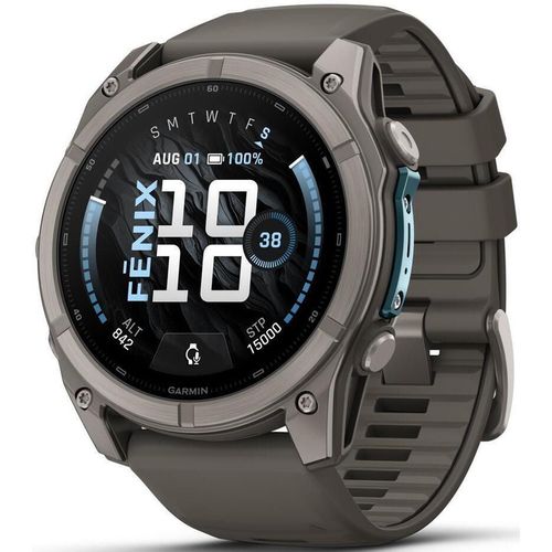 купить Смарт часы Garmin Fenix 9, 51mm, Bare Ti, Pebble Gray Band (010-04763-01) в Кишинёве 