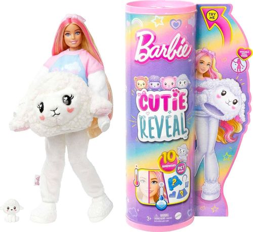 купить Кукла Barbie HKR03 Cutie în costum de miel, de pluș в Кишинёве 