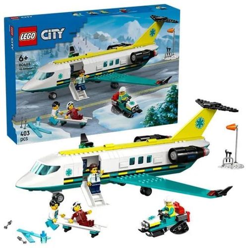 купить Конструктор Lego 60465 City Iesirea de urgenta a unei aeronavei de ambulanta aeriana в Кишинёве 