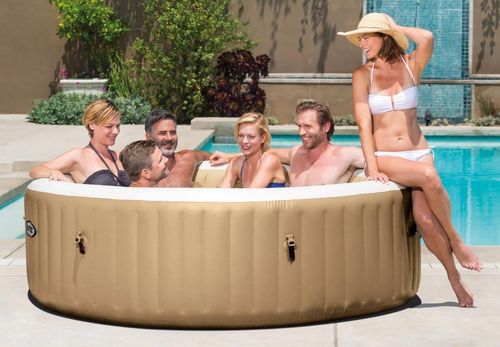 купить Бассейн с джакузи Intex 28428 Jacuzzi SPA 216x71cm, 1098L, 6 persoane в Кишинёве 