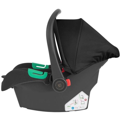 купить Детская коляска Kikka Boo One Black, transformabil 3in1 (3800171213820) в Кишинёве 