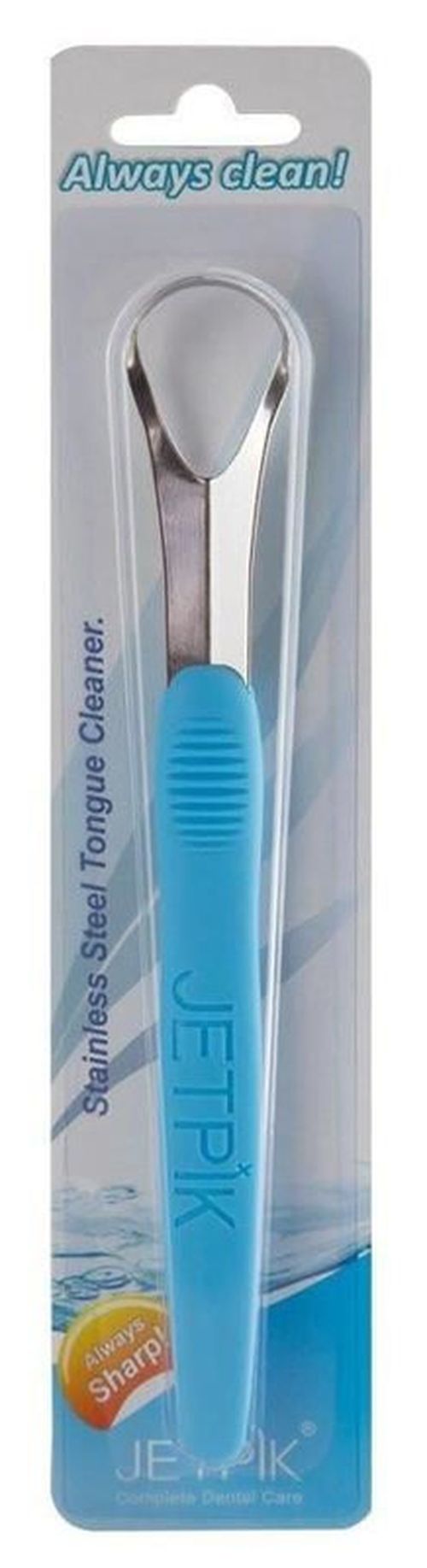 cumpără Accesoriu perie de dinți Jetpik Stailess Steel Tongue Cleaner-Blue în Chișinău 