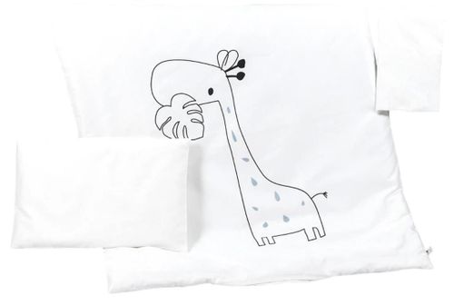 купить Детское постельное белье PernaMea Set lenjerie 3 piese Satin Girafa (PM.100468/13) в Кишинёве 
