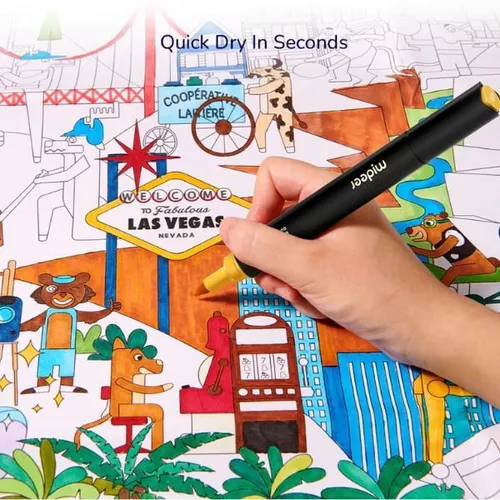 cumpără Set de creație Mideer MD4243 Set markere pe bază de ulei cu 2 capete, 80 de culori în Chișinău 