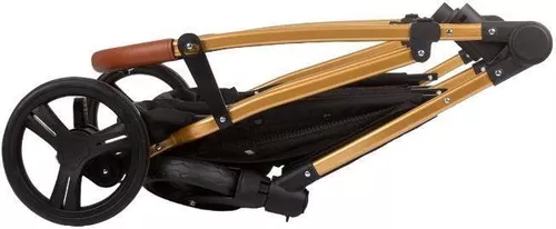 купить Детская коляска Chipolino Kbds02401og Duo Smart Obsidian / Gold в Кишинёве 
