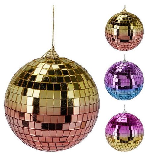 купить Новогодний декор Promstore 56441 Glob pentru brad Disco, 150mm, irizat в Кишинёве 