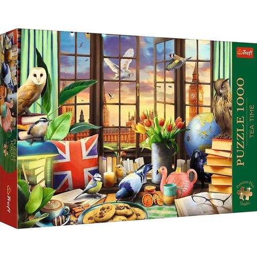 купить Пазл Trefl 10847 Puzzle 1000 Premium Plus. Toate lucrurile britanice в Кишинёве 