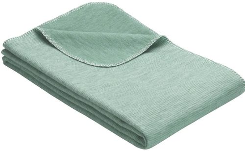 cumpără Textile de casă Ibena 2163/730 Jacquard Baumwolldecke Lausanne GOTS Petrol în Chișinău 