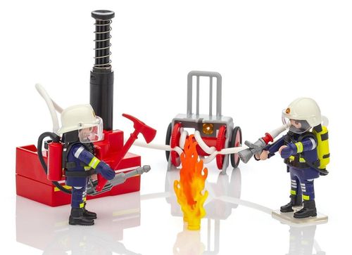 купить Игрушка Playmobil PM9468 Firefighters with Water Pump в Кишинёве 
