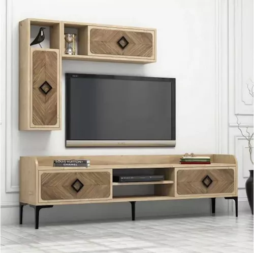 купить Тумба напольная для TV Trendy Samba, Stejar 180x52x35cm в Кишинёве 