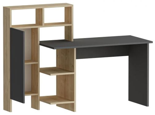 cumpără Masă de birou Trendy Bugra, AntracitStejar, 136x112x60cm în Chișinău 