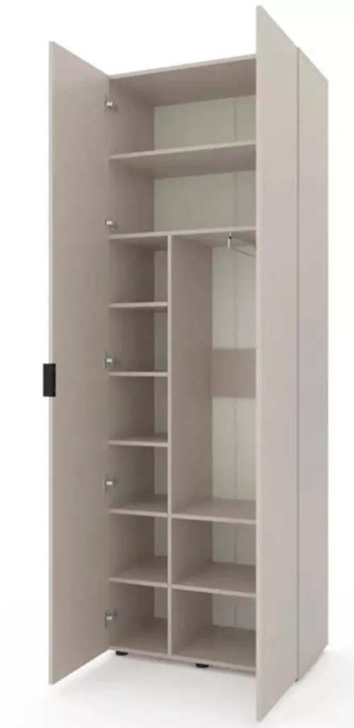 купить Шкаф Nex Home A007 cu usi batante, 800x420x2300mm, Cashmere в Кишинёве 