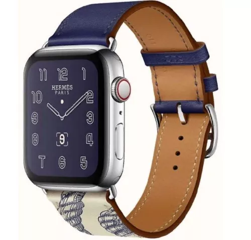 cumpără Curea VPG Rhea Series Real Leather iWatch Strap 38/40/41mm Blue în Chișinău 