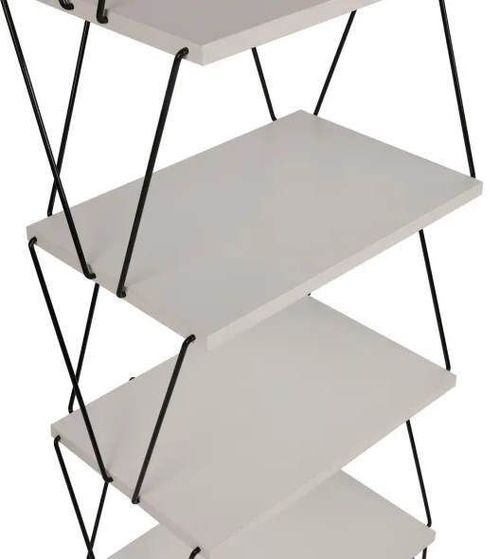 cumpără Raft de birou Trendy Balaban, Alb 48x165x31cm, raft de carti în Chișinău 
