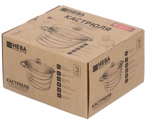 купить Кастрюля Neva NV-L186630i (3.0 л,) в Кишинёве 