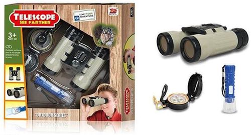 купить Игрушка miscellaneous 13189 set de joaca binoclu/lanterna/busola 7915A1 в Кишинёве 