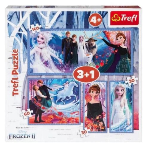 купить Головоломка Trefl 90995 Puzzles 3+1 Frozen 2 в Кишинёве 
