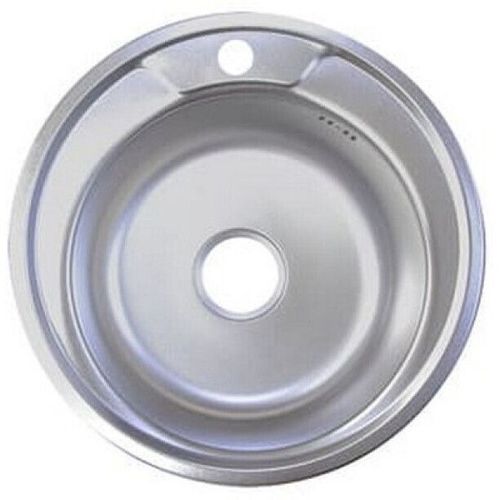 cumpără Chiuvetă bucătărie Rubano HD490D incastrabila 490x180mm. inox, decor-0,8mm în Chișinău 