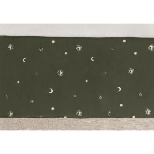cumpără Lenjerie de pat pentru copii Jollein 008-524-66091 Cearsaf pentru patut Stargaze Leaf Green, 120x150 cm în Chișinău 