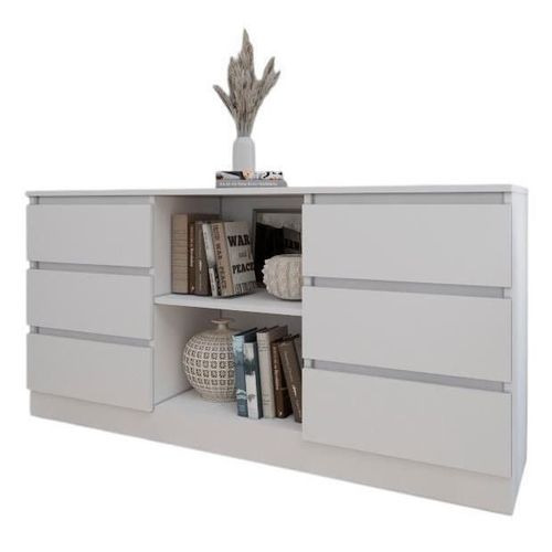 cumpără Comodă Smartex (16154) Т3 160cm Alb în Chișinău 