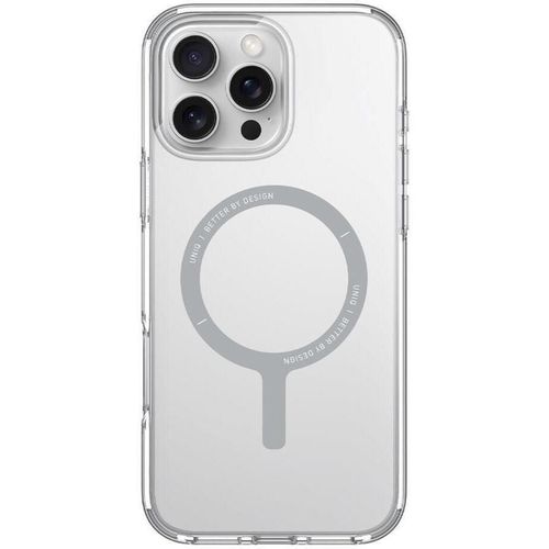 cumpără Husă pentru smartphone UNIQ iPhone 16 Pro Max Hybrid Clario (ECO) with Magclick Charging, Clear în Chișinău 
