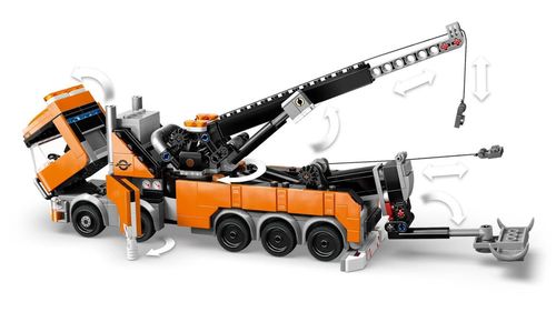 cumpără Set de construcție Lego 60467 City: Camion de tractare de mare tonaj cu macara în Chișinău 