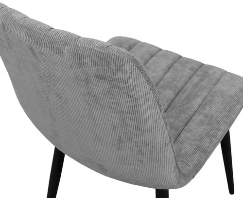 cumpără Scaun Deco DC-90 BGF166-4 Dark Grey Velvet+Black Legs în Chișinău 