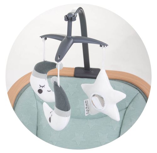 купить Детское кресло-качалка Chipolino Velvet aloe+wood SHEVL02303AL в Кишинёве 