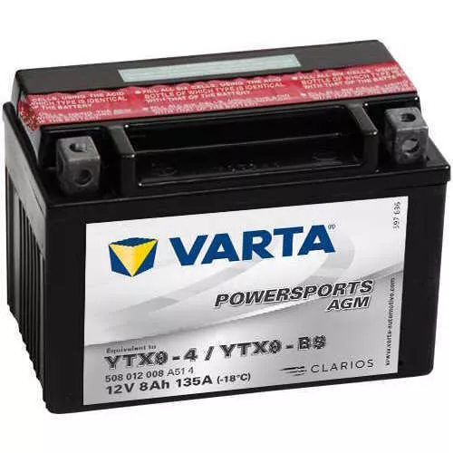 купить Автомобильный аккумулятор Varta 12V 8AH 135A(EN) (152x88x106) YTX9-BS AGM (508012014I314) в Кишинёве 