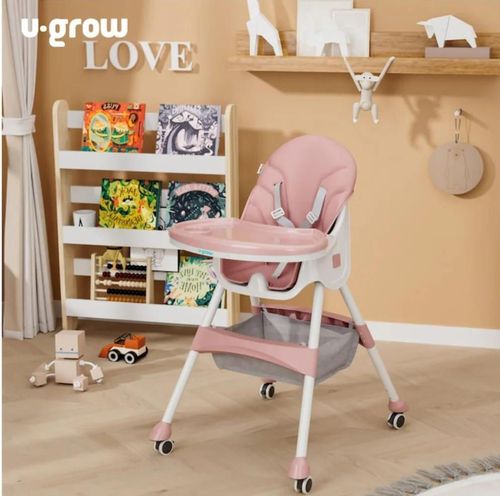 cumpără Scaun de masă U-Grow UG-502-PK 2in1 Pink în Chișinău 
