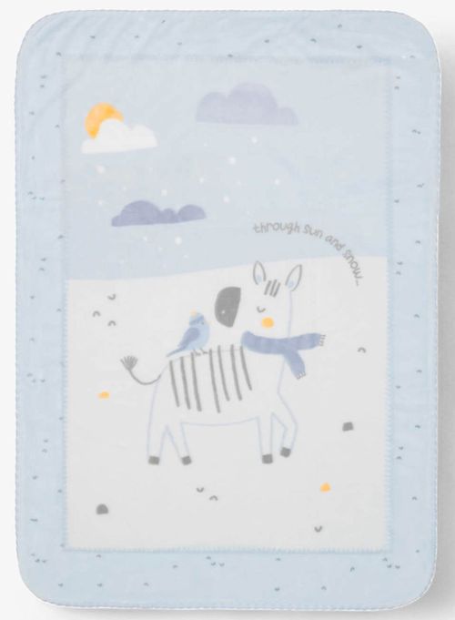 cumpără Lenjerie de pat pentru copii Kikka Boo 31103020151 Paturica super moale Stripy Friends, 80/110 cm în Chișinău 