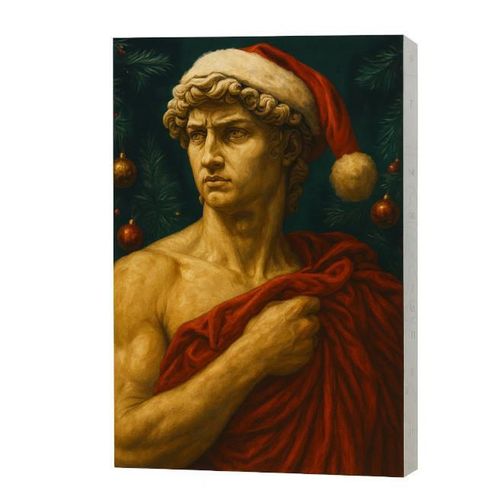 купить Картина по номерам BrushMe BS54209 40x50cm Eco, David in spirit de sarbatoare в Кишинёве 