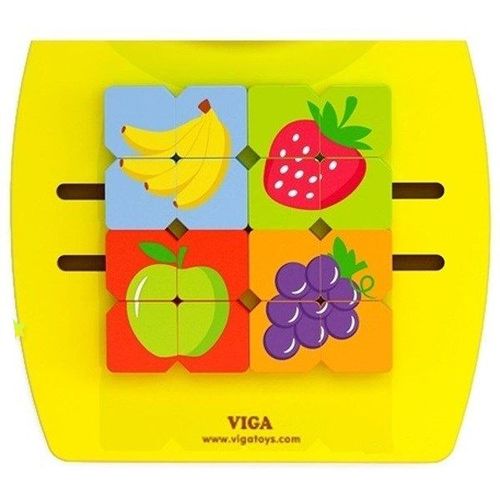 Busyboard (de perete) – „Girafa cu fructe” VIGA 