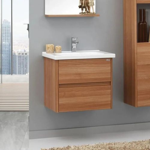 cumpără Dulap pentru lavoar Orka Duden 65 Teak în Chișinău 
