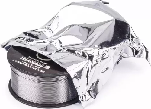 купить Проволока сварочная Powermat FLUX-0.8-1KG 0.8мм 1.0kg в Кишинёве 