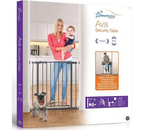 Ворота безопасности Dreambaby Ava (75 - 81 см) черный 