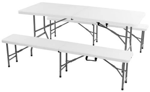 cumpără Mobilier pentru grădină Hecht 082791 FOLDIS WHITE SET în Chișinău 