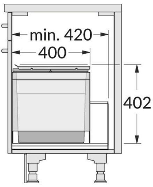 cumpără Coș de gunoi Hailo 3631981 Triple XL 900 în Chișinău 