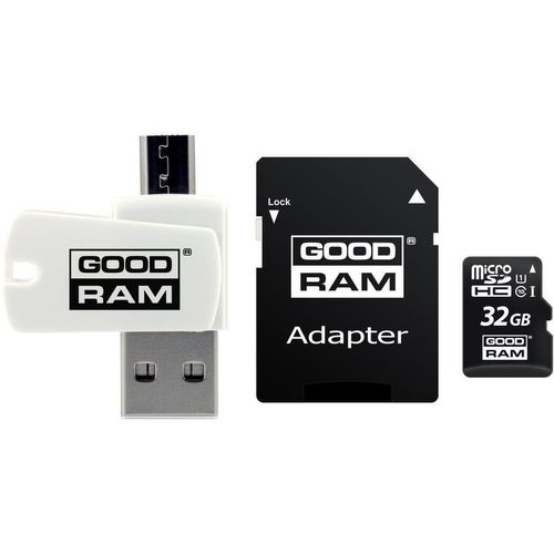 купить Флеш карта памяти SD GoodRam M1A4-0320R12, Micro SD Class 10 + card reader в Кишинёве 