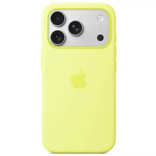 купить Чехол для смартфона Apple iPhone 17 Pro Silicone Case with MagSafe – Neon Yellow MGFF4ZM/A в Кишинёве 