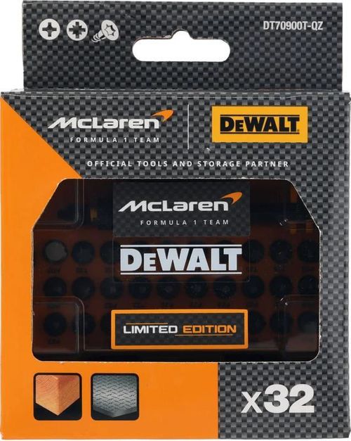 cumpără Set de tubulare, bite, duze DeWalt DT70900T-QZ set de biti MCLAREN (32PCS) în Chișinău 