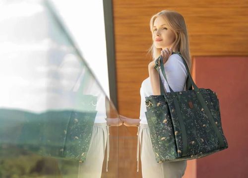 cumpără Geantă pentru mama Kikka Boo 31108020102 Geanta pentru mame Florence Secret Garden Green în Chișinău 