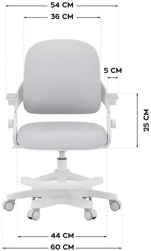 cumpără Fotoliu de birou Mark Adler Junior 4.3 Grey în Chișinău 