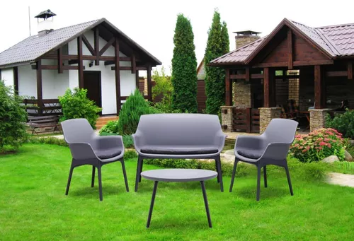 купить Набор садовой мебели Bica Luxor Lounge Gray/Graphite в Кишинёве 
